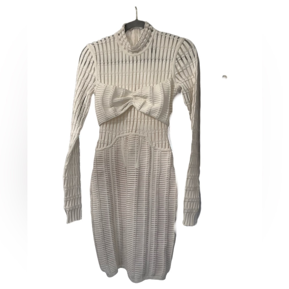 Herve Leger white Shadow
Stripe Dress - Picture 7 of 9